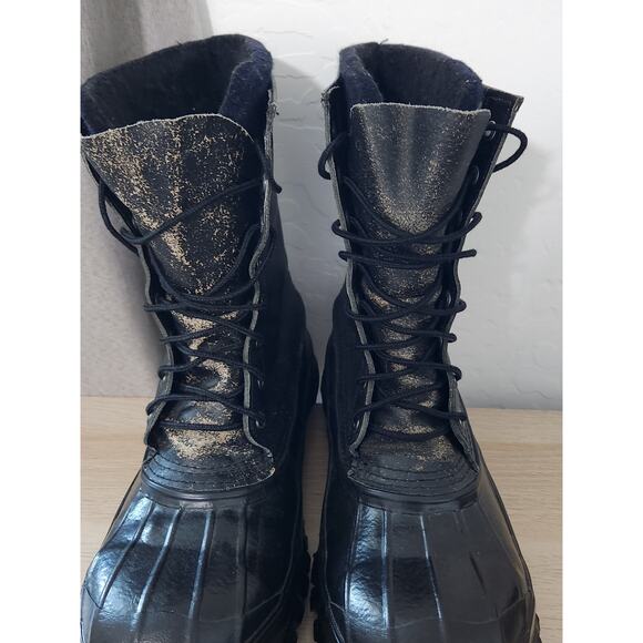 LaCrosse Outdoorsman Sz 10 Winter Wool Insulated Neoprene Boots STEEL TOE SHANK - Picture 5 of 13